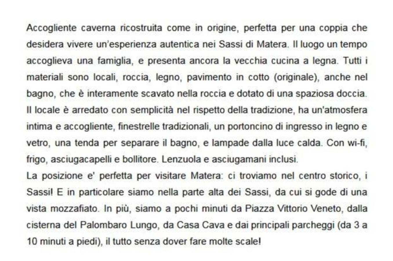 Cave Rooms Sassi Матера Номер фото